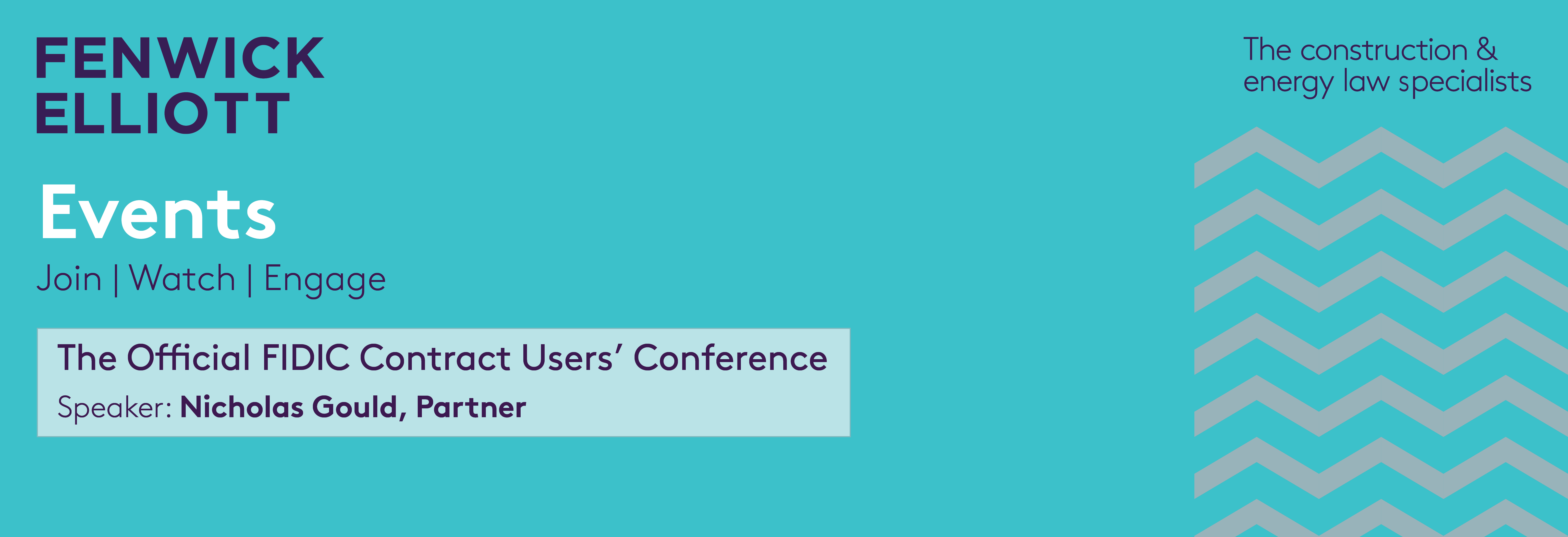 The Official FIDIC Contract Users’ Conference - banner image