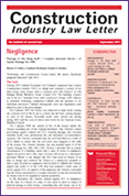 Construction Industry Law Letter