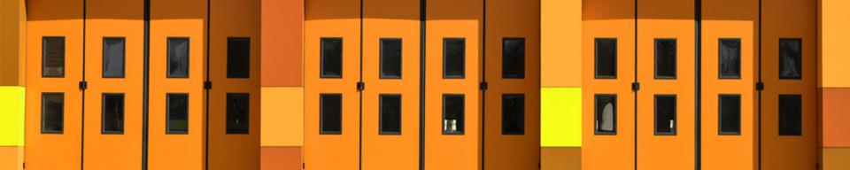 Vibrant orange red and yellow pattern