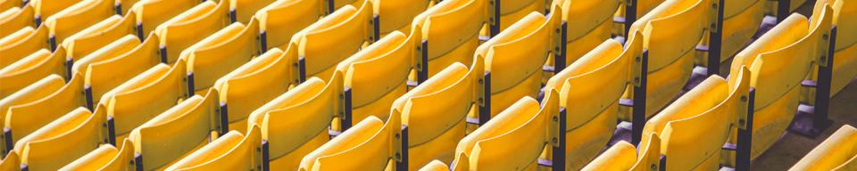 Yellow Stadium Seating